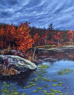 Symphony of Colours - oil painting by Shana Talebpour